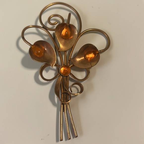 Vintage Flower Brooch. - Picture 4 of 6